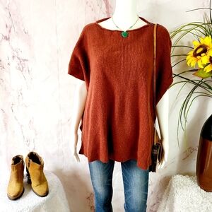 Vince Gorgeous Cashmere Blend Rust Sweater